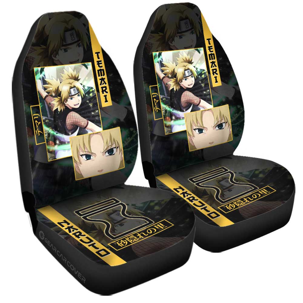 Temari Car Seat Covers Custom Anime Car Accessories - Gearcarcover - 3