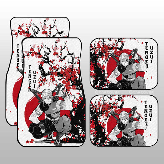 Tengen Car Floor Mats Custom Japan Style Anime Demon Slayer Car Accessories - Gearcarcover - 1