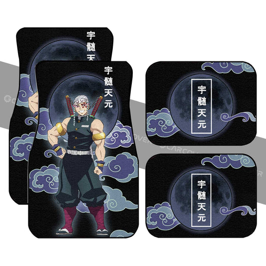 Tengen Uzui Car Floor Mats Custom Anime Demon Slayer Car Interior Accessories - Gearcarcover - 1