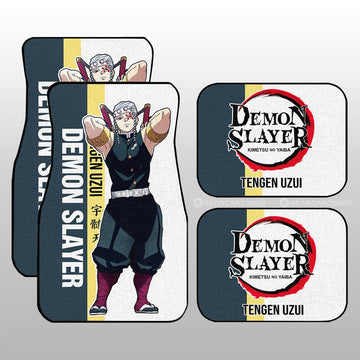 Tengen Uzui Car Floor Mats Custom Demon Slayer Anime Car Accessories - Gearcarcover - 1