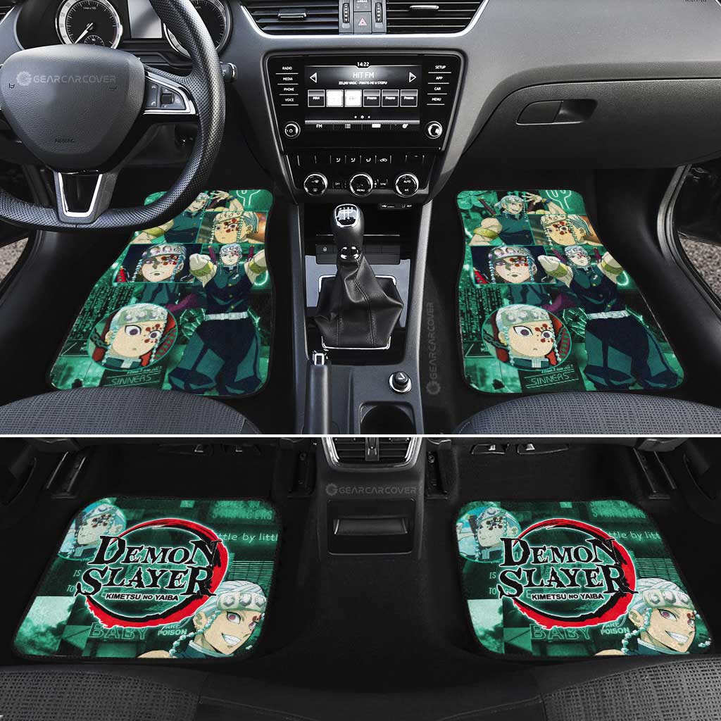 Tengen Uzui Car Floor Mats Custom Demon Slayer Anime - Gearcarcover - 2