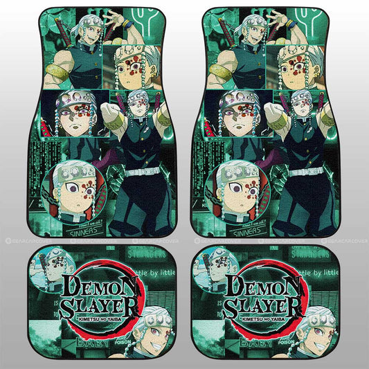 Tengen Uzui Car Floor Mats Custom Demon Slayer Anime - Gearcarcover - 1
