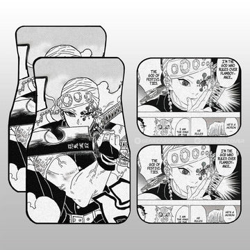 Tengen Uzui Car Floor Mats Custom Kimetsu No Yaiba Manga Car Accessories - Gearcarcover - 1