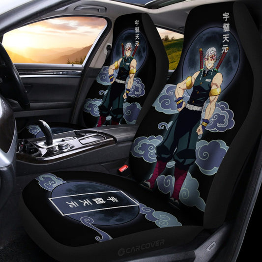 Tengen Uzui Car Seat Covers Custom Anime Demon Slayer Car Interior Accessories - Gearcarcover - 2