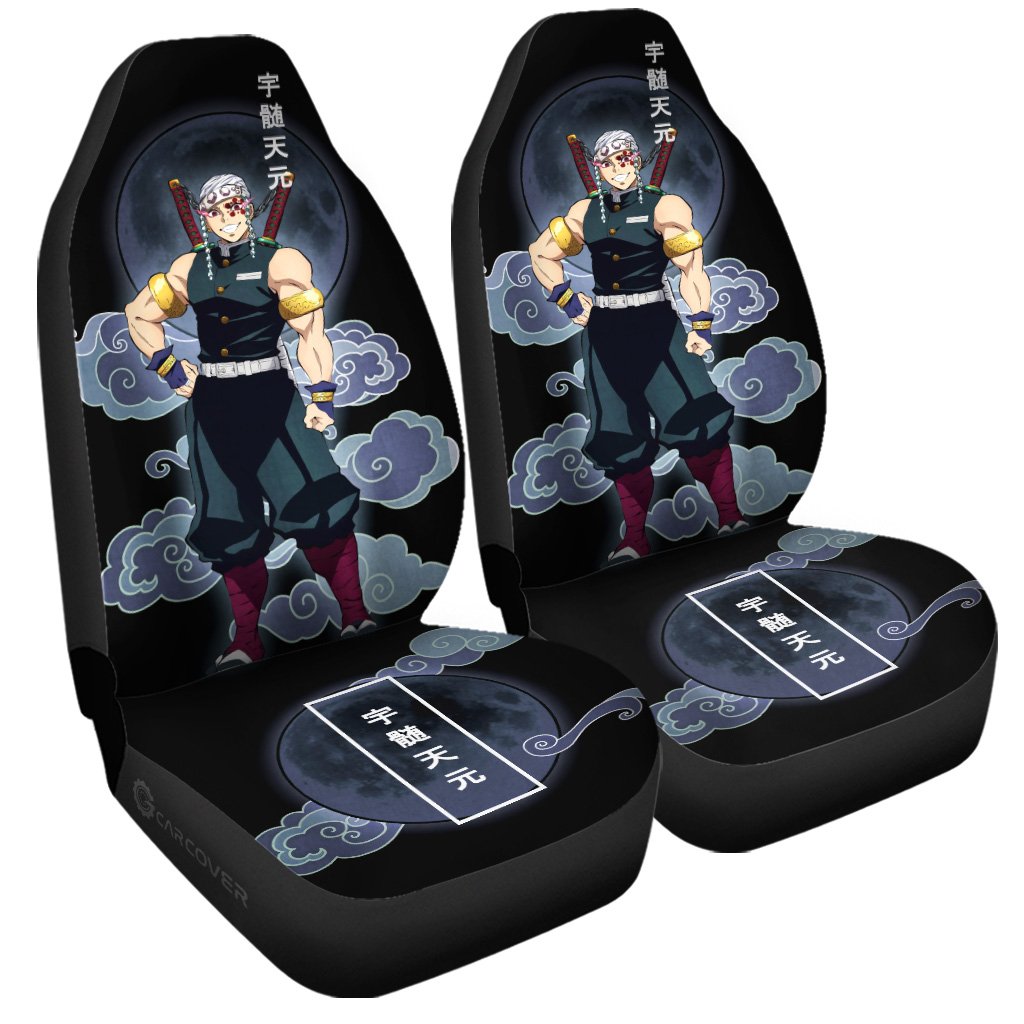 Tengen Uzui Car Seat Covers Custom Anime Demon Slayer Car Interior Accessories - Gearcarcover - 3