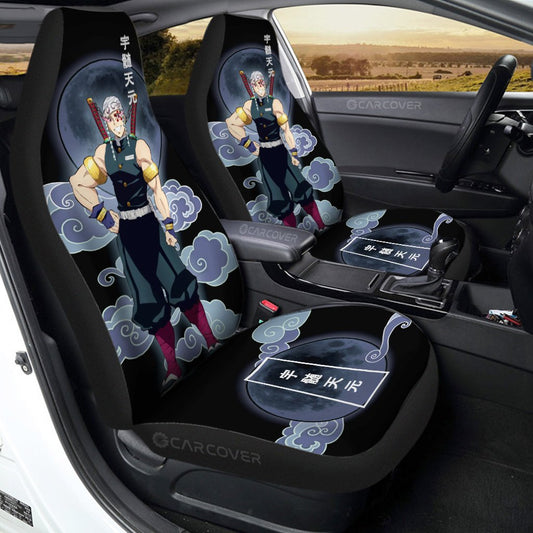 Tengen Uzui Car Seat Covers Custom Anime Demon Slayer Car Interior Accessories - Gearcarcover - 1
