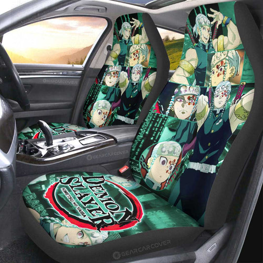 Tengen Uzui Car Seat Covers Custom Demon Slayer Anime - Gearcarcover - 2