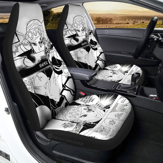 Tengen Uzui Car Seat Covers Custom Kimetsu No Yaiba Manga Car Accessories - Gearcarcover - 1