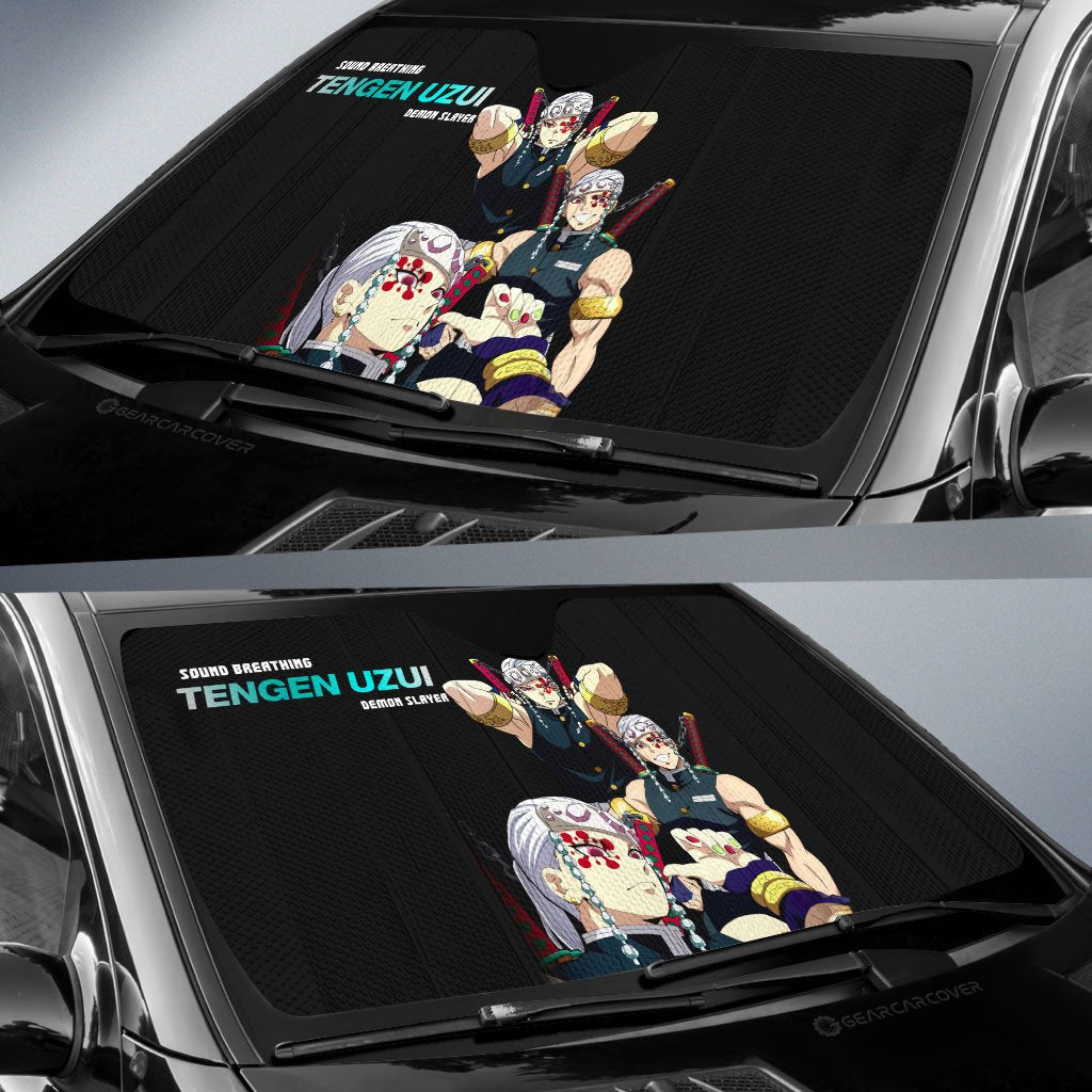 Tengen Uzui Car Sunshade Custom Demon Slayer Anime - Gearcarcover - 2