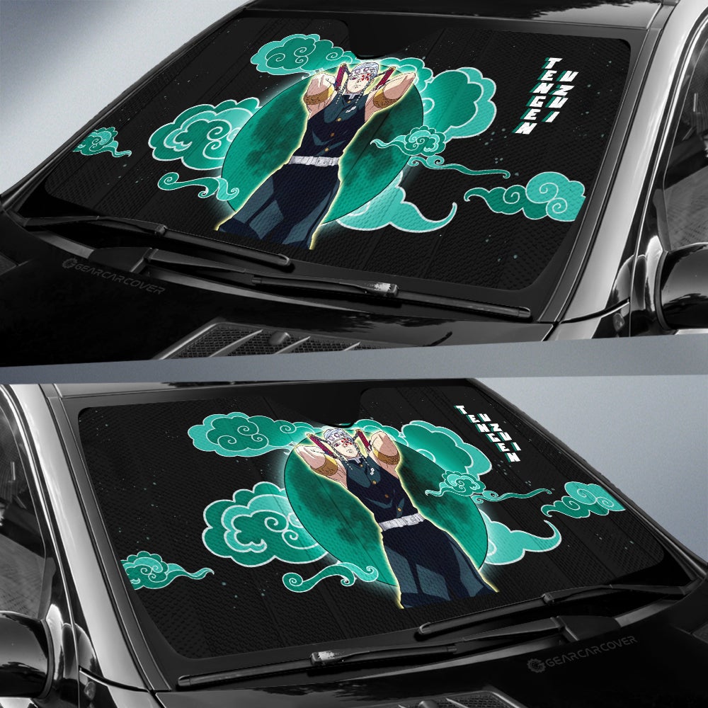 Tengen Uzui Car Sunshade Custom Demon Slayer Anime - Gearcarcover - 2