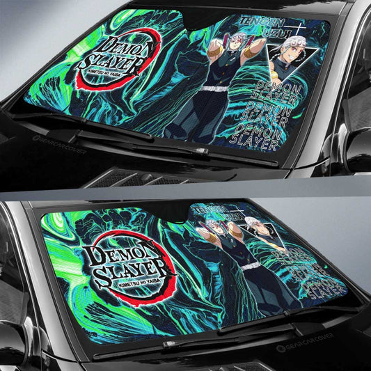 Tengen Uzui Car Sunshade Custom Demon Slayer Anime - Gearcarcover - 2