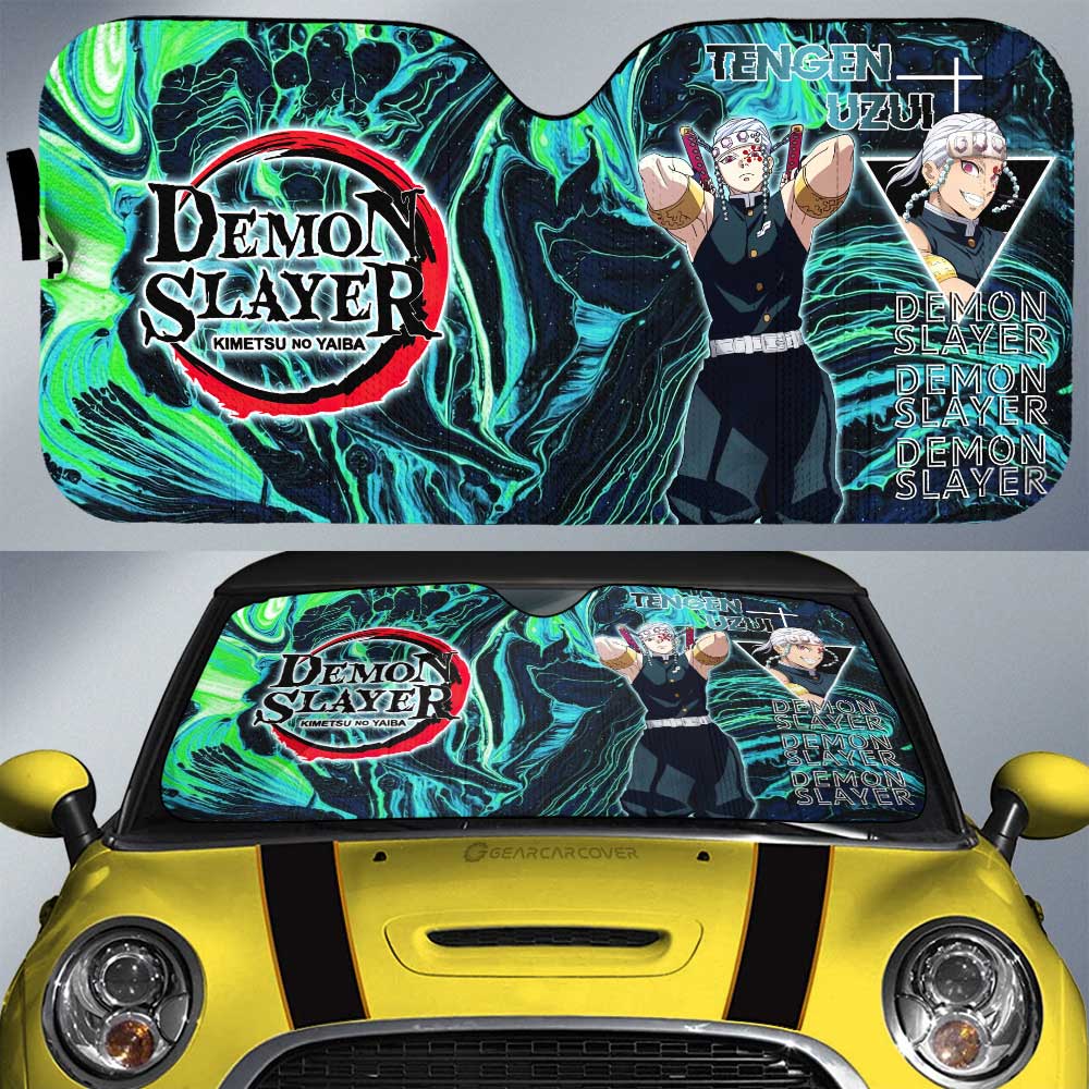 Tengen Uzui Car Sunshade Custom Demon Slayer Anime - Gearcarcover - 1