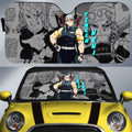Tengen Uzui Car Sunshade Custom Demon Slayer Anime Mix Mangas - Gearcarcover - 1