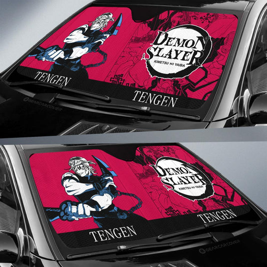 Tengen Uzui Car Sunshade Custom Demon Slayer Car Accessories Manga Style - Gearcarcover - 2