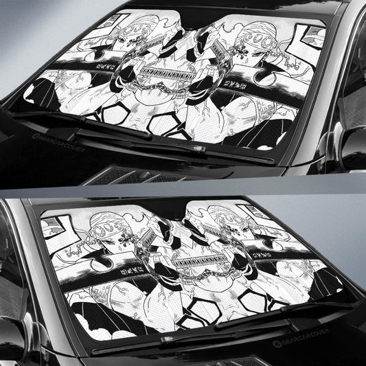 Tengen Uzui Car Sunshade Custom Kimetsu No Yaiba Manga Car Accessories - Gearcarcover - 2