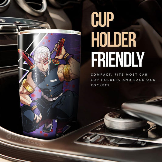 Tengen Uzui Tumbler Cup Custom Anime Demon Slayer Car Accessories - Gearcarcover - 2