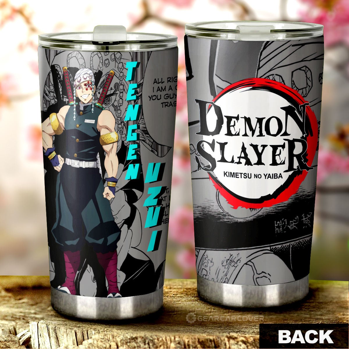 Tengen Uzui Tumbler Cup Custom Demon Slayer Anime Mix Mangas - Gearcarcover - 1