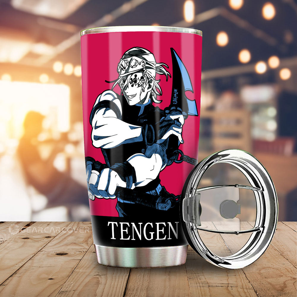 Tengen Uzui Tumbler Cup Custom Demon Slayer Car Accessories Manga Style - Gearcarcover - 2