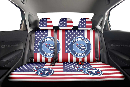 Tennessee Titans Car Back Seat Cover Custom Car Accessories - Gearcarcover - 2