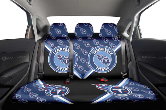 Tennessee Titans Car Back Seat Cover Custom Car Decorations For Fans - Gearcarcover - 2