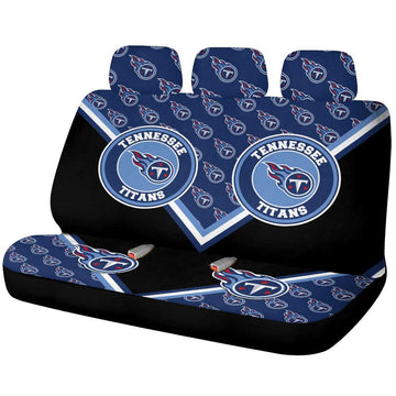 Tennessee Titans Car Back Seat Cover Custom Car Decorations For Fans - Gearcarcover - 1