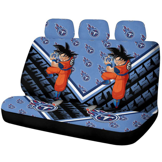 Tennessee Titans Car Back Seat Covers Custom Car Accessories For Fans - Gearcarcover - 1