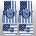 Tennessee Titans Car Floor Mats Custom US Flag Style - Gearcarcover - 1