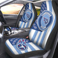 Tennessee Titans Car Seat Covers Custom US Flag Style - Gearcarcover - 2
