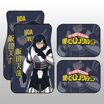 Tenya Iida Car Floor Mats Custom My Hero Academia Car Accessories For Anime Fans - Gearcarcover - 1