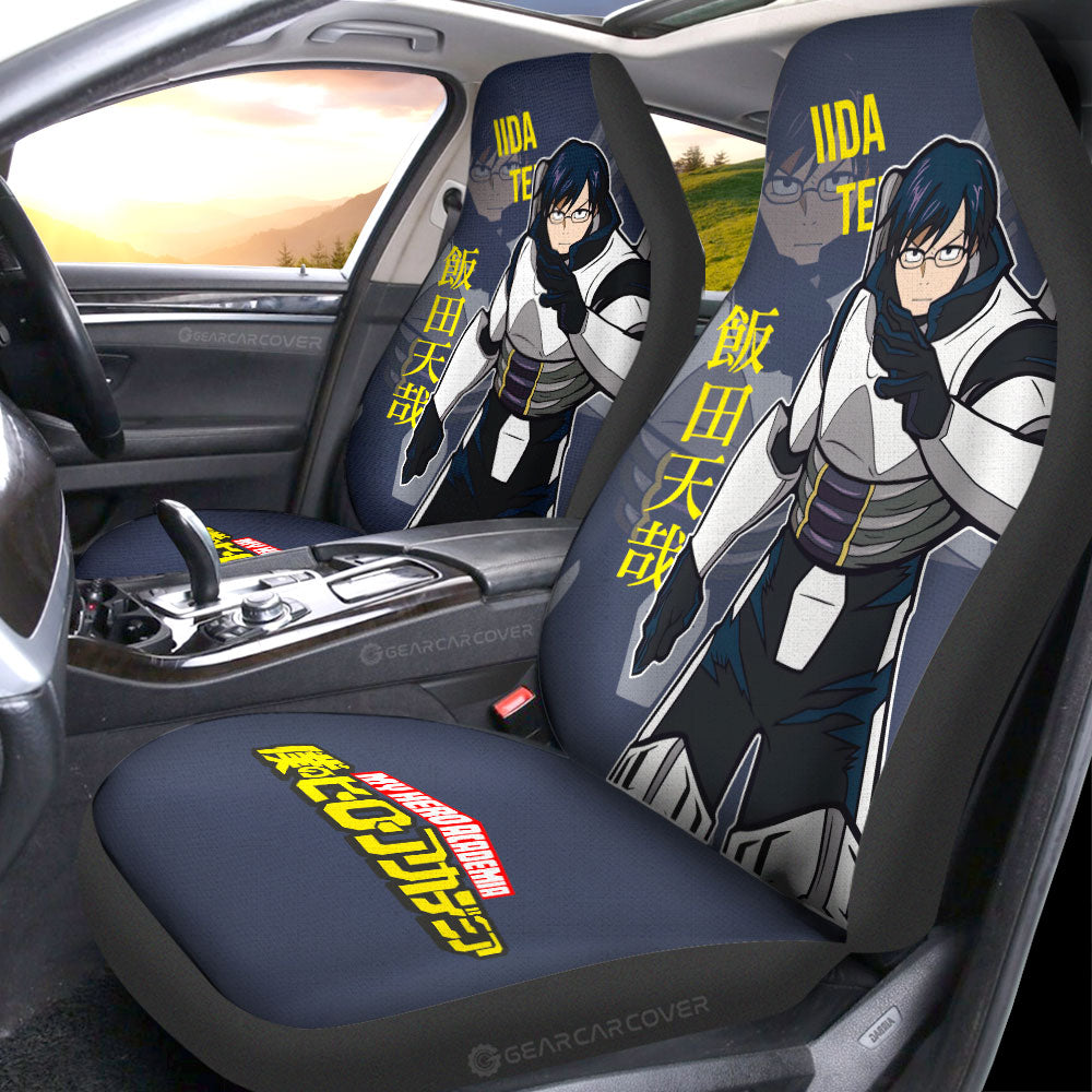 Tenya Iida Car Seat Covers Custom My Hero Academia Car Accessories For Anime Fans - Gearcarcover - 2