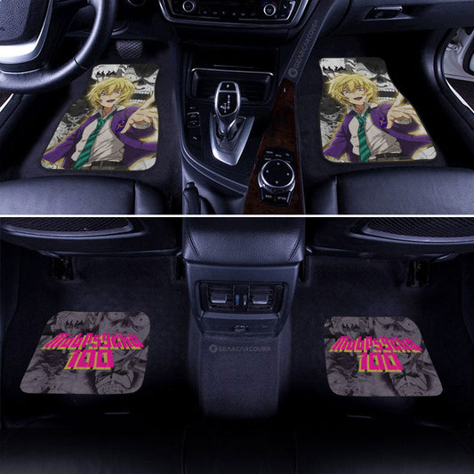 Teruki Hanazawa Car Floor Mats Custom Mob Psycho 100 Anime Car Interior Accessories - Gearcarcover - 2