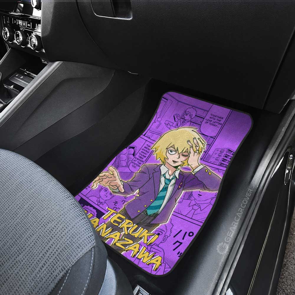 Teruki Hanazawa Car Floor Mats Custom Mob Pyscho 100 Anime Mix Manga - Gearcarcover - 3