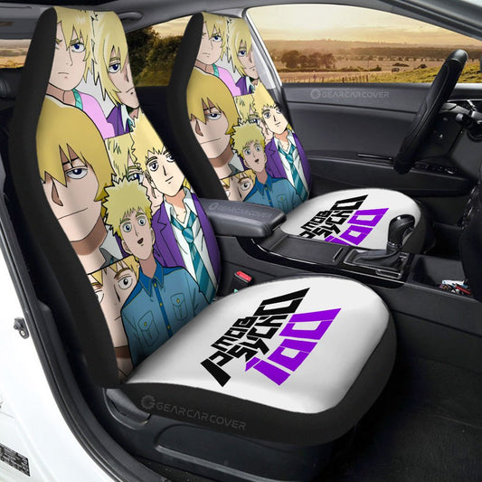 Teruki Hanazawa Car Seat Covers Custom Mob Psycho 100 Anime Car Accessories - Gearcarcover - 1