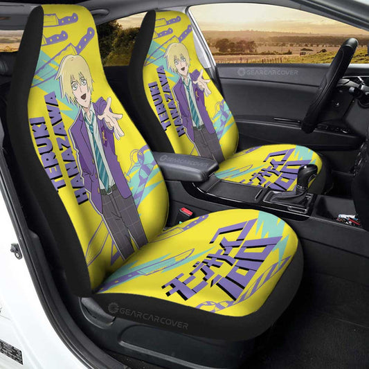 Teruki Hanazawa Car Seat Covers Custom Mob Psycho 100 Anime Car Accessories - Gearcarcover - 1