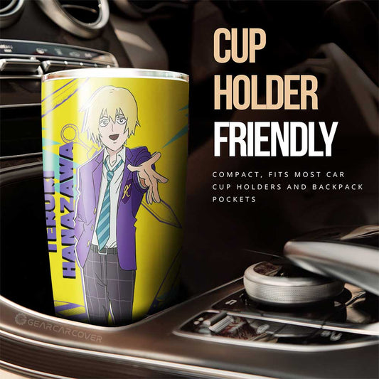 Teruki Hanazawa Tumbler Cup Custom Mob Psycho 100 Anime Car Accessories - Gearcarcover - 2