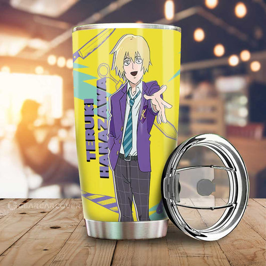 Teruki Hanazawa Tumbler Cup Custom Mob Psycho 100 Anime Car Accessories - Gearcarcover - 1