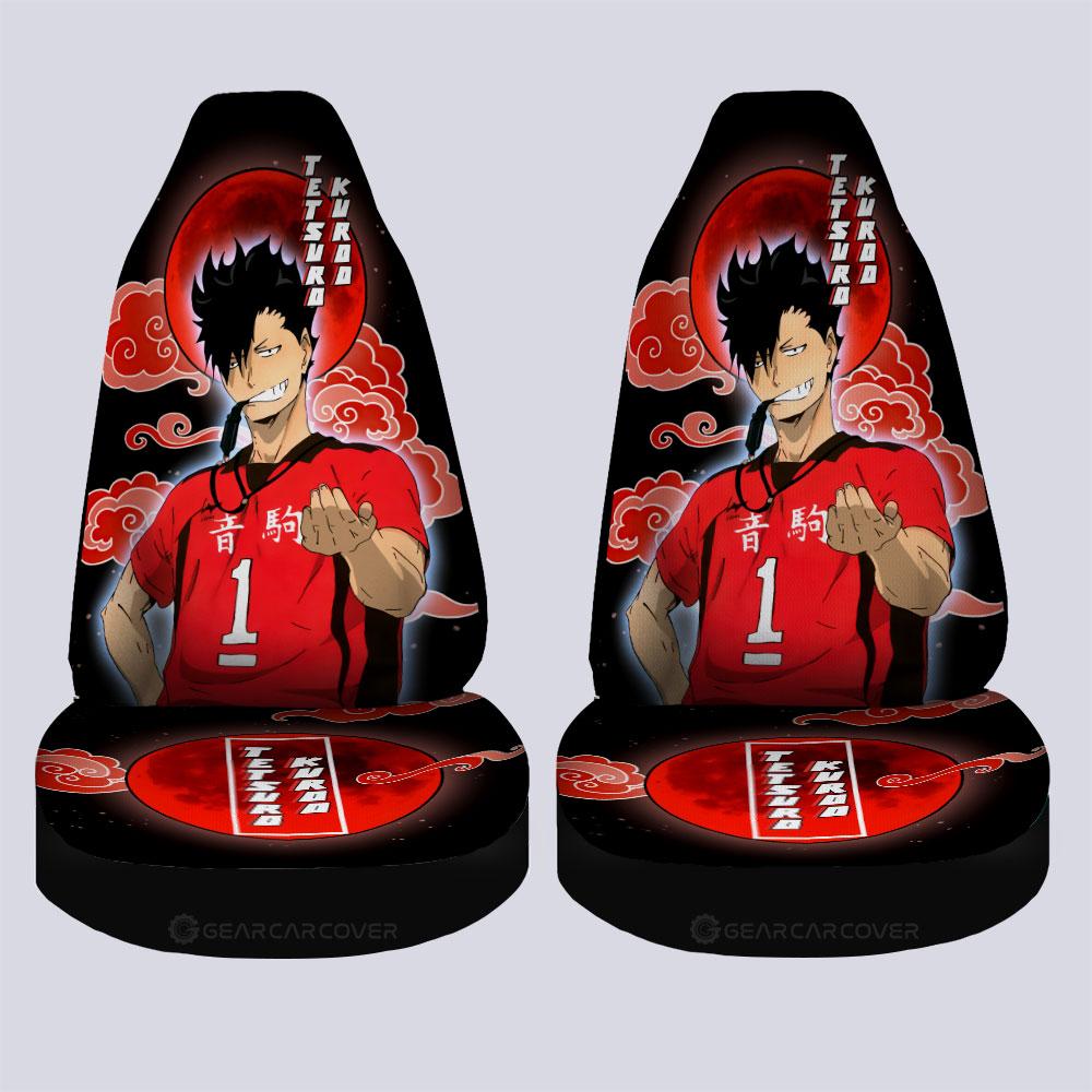 Tetsuro Kuroo Car Seat Covers Custom For Haikyuu Anime Fans - Gearcarcover - 4