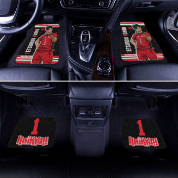 Tetsurou Kuroo Car Floor Mats Custom Haikyuu Anime Car Accessories - Gearcarcover - 1