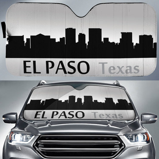 Texas El Paso Skyline Car Sunshade Custom Car Accessories - Gearcarcover - 1
