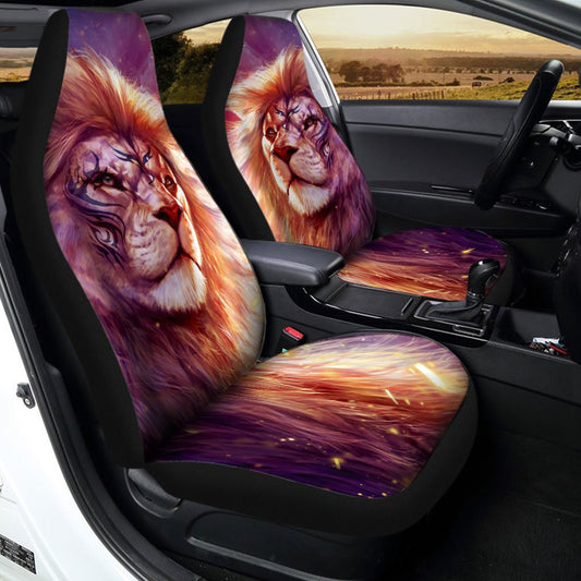 The King Lion Car Seat Covers Custom Gift For Dad - Gearcarcover - 2