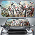The Knights Templar Car Sunshade Custom Car Accessories - Gearcarcover - 1