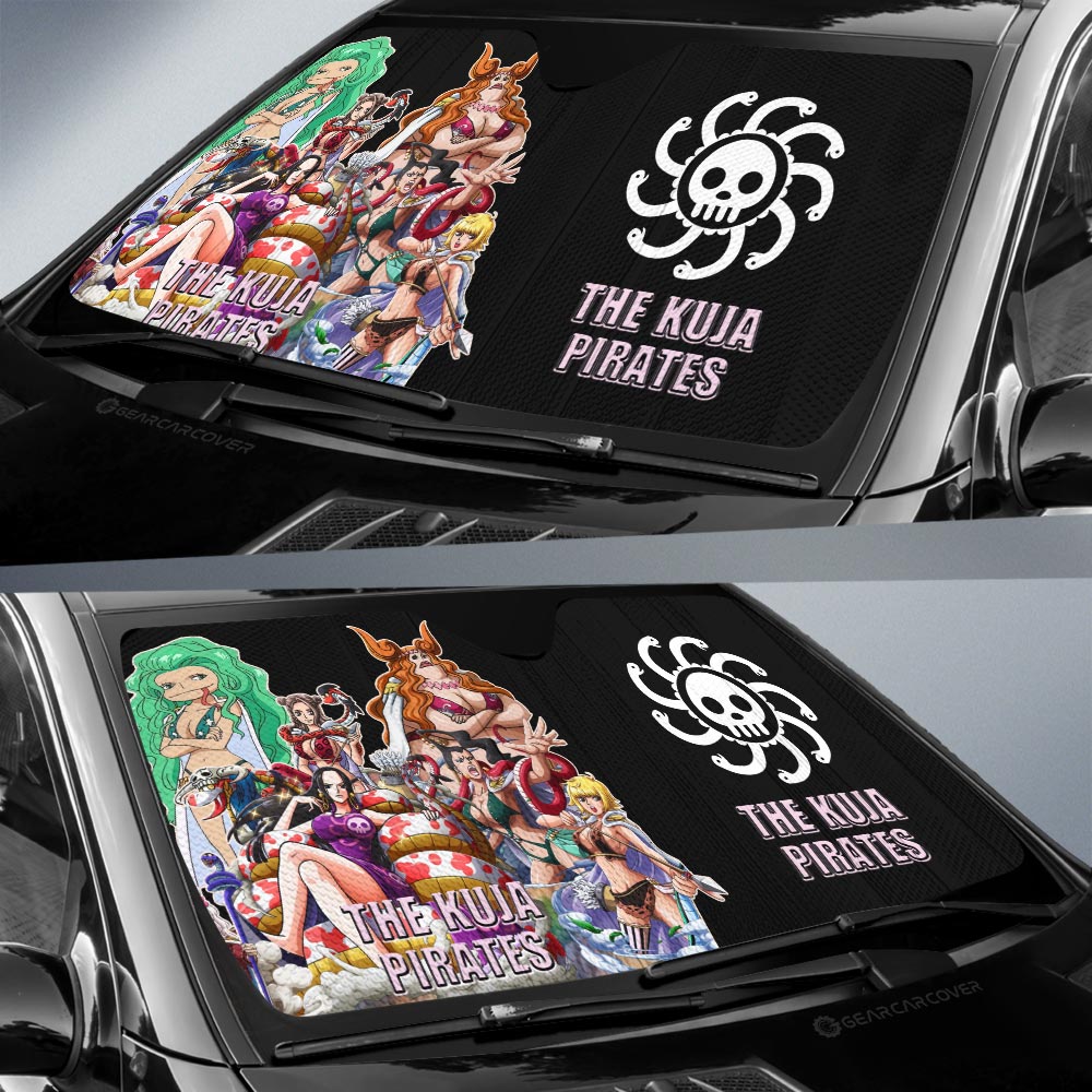 The Kuja Pirates Car Sunshade Custom One Piece Anime Car Accessories - Gearcarcover - 2