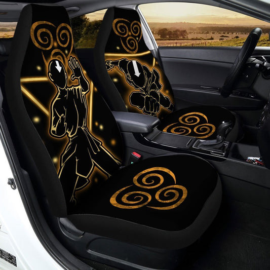 The Las Air Bender Aang Car Seat Covers Custom Avatar Anime Car Accessories - Gearcarcover - 2