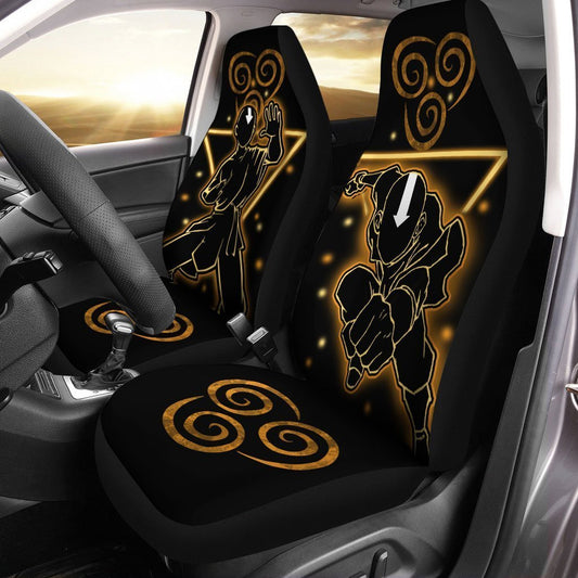 The Las Air Bender Aang Car Seat Covers Custom Avatar Anime Car Accessories - Gearcarcover - 1