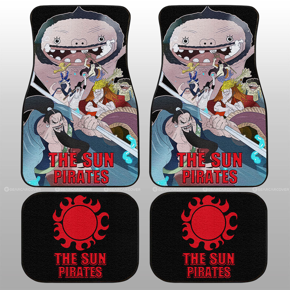 The Sun Pirates Car Floor Mats Custom One Piece Anime Car Accessories - Gearcarcover - 1