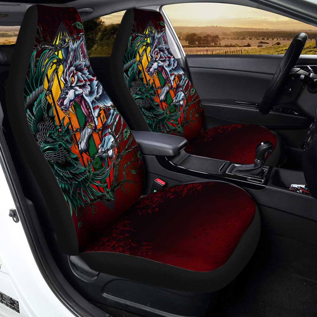 The Wolf And The Crow Car Seat Covers Set Of 2 - Gearcarcover - 2