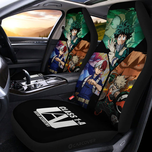 Three Musketeers My Hero Academia Car Seat Covers Custom Anime Car Accessories - Gearcarcover - 2