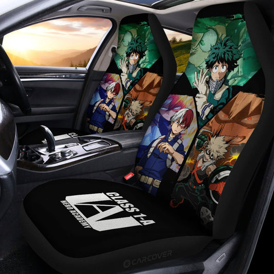 Three Musketeers My Hero Academia Car Seat Covers Custom Anime Car Accessories - Gearcarcover - 2