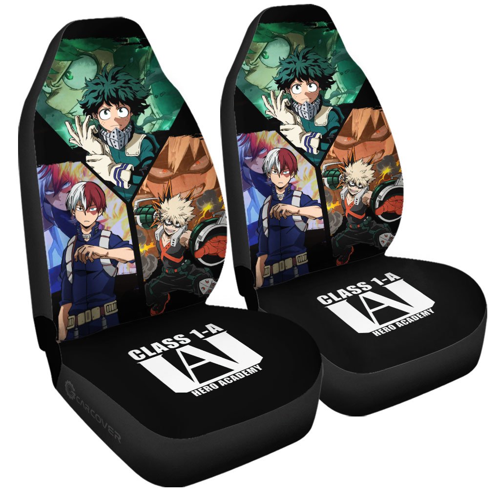Three Musketeers My Hero Academia Car Seat Covers Custom Anime Car Accessories - Gearcarcover - 3