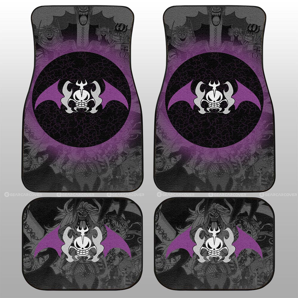 Thriller Bark Pirates Flag Car Floor Mats Custom One Piece Anime Car Accessories - Gearcarcover - 2